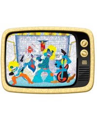 Деревянный фигурный пазл Бременские музыканты