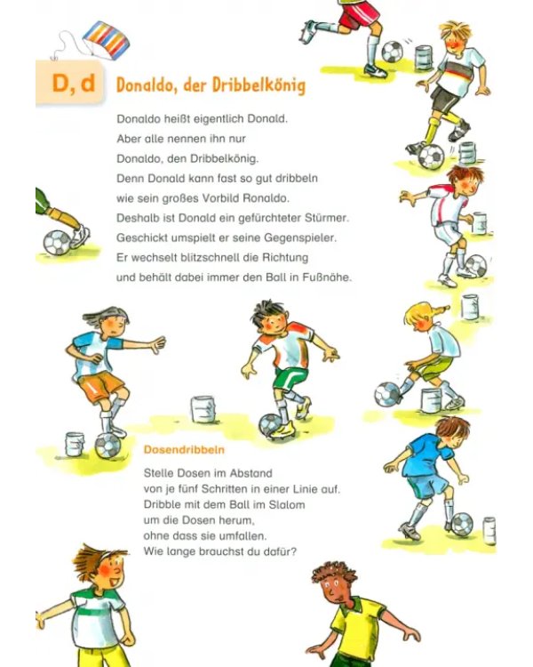 Lustige Abc-Geschichten für Vorschule und Schulstart. Fußball und Piraten
