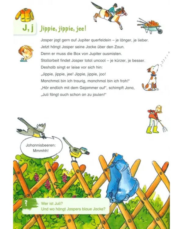 Дополнительное изображение книги «Lustige Abc-Geschichten für Vorschule und Schulstart. Pferde und Prinzessinnen»