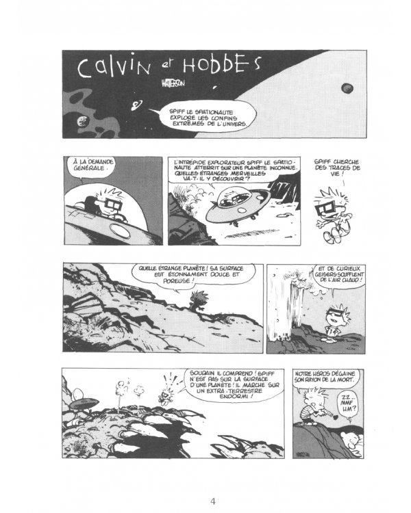 Calvin Et Hobbes. Tome 4. Debout, tas de nouilles !