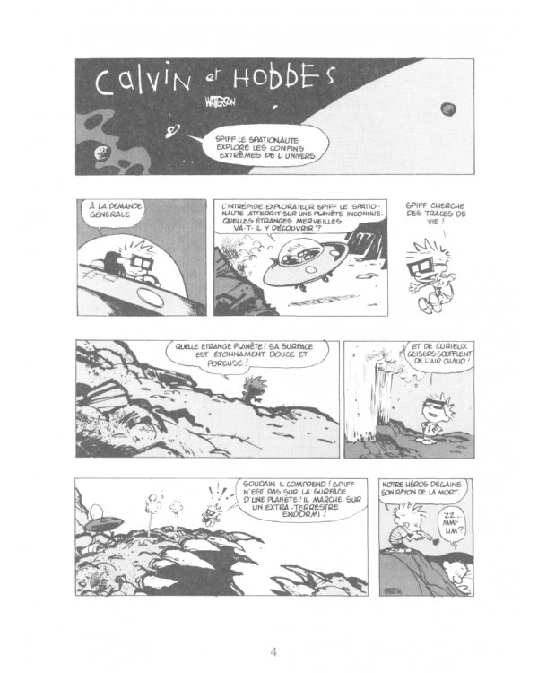 Calvin et Hobbes. Tome 4. Debout, tas de nouilles !