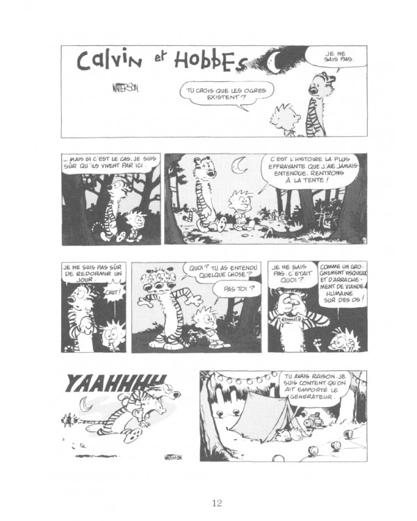 Calvin et Hobbes. Tome 12. Quelque chose bave sous le lit !