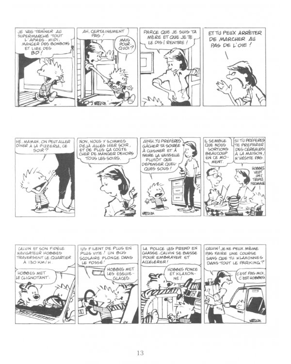 Calvin et Hobbes. Tome 12. Quelque chose bave sous le lit !