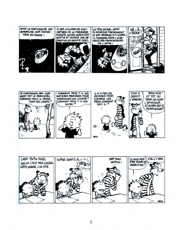 Calvin et Hobbes Tome 5. Fini de rire !