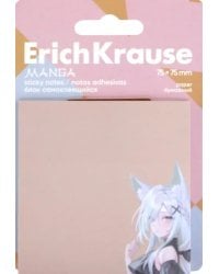 Блок самоклеящийся бумажный Manga, 50 листов
