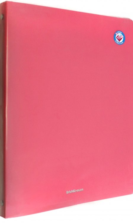 Папка на 4 кольцах пластиковая Glossy Bubble Gum, арома, 24мм, A4, ассорти