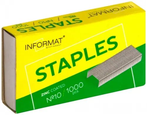 Скобы для степлера № 10, оцинкованные, 1000 шт. Скобы для степлера № 10, оцинкованные, 1000 шт.