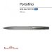 Ручка шариковая автоматическая Portofino, синяя, цвет корпуса серебряный