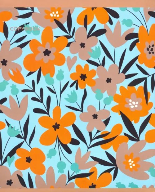 Тетрадь Весенняя история, А5, 48 листов, клетка, в ассортименте