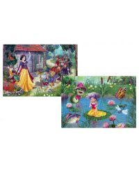 Комплект пазлов Белоснежка-Дюймовочка