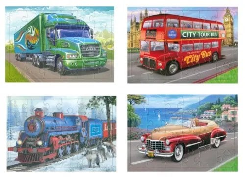 Комплекты пазлов Комплект пазлов Транспорт и машины