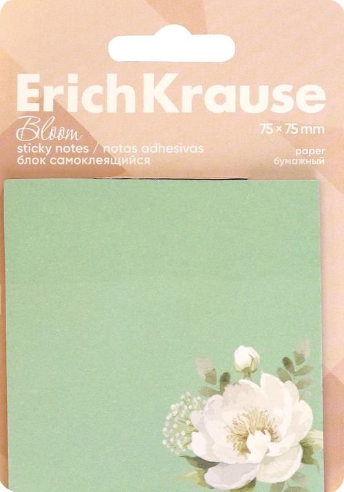 Блок самоклеящийся бумажный Pastel Bloom, 50 листов Блок самоклеящийся бумажный Pastel Bloom, 50 листов