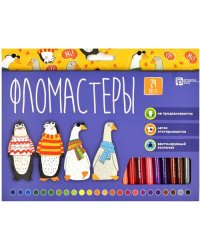 Фломастеры Арт-братва. Птицы, 24 цвета