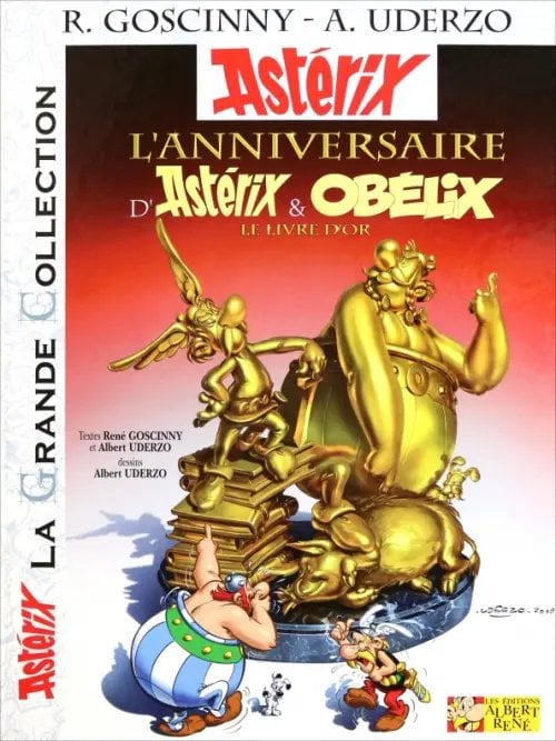 Asterix. La Grande Collection Astérix. Tome 34. L'anniversaire d'Astérix et Obélix - Le livre d'or