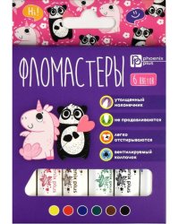 Фломастеры утолщенные Арт-братва, 6 цветов