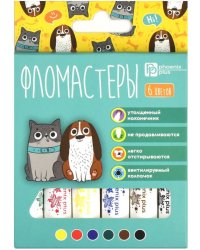 Фломастеры утолщенные Арт-братва, 6 цветов