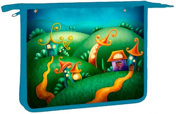 Папки для тетрадей А5 Папка для тетрадей Волшебная страна, А5, на молнии