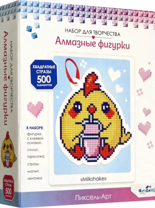 Алмазные фигурки Алмазная фигурка с магнитом Milkshake