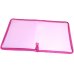 Папка для тетрадей, пластик, на молнии, A4, розовая