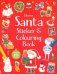 Santa Sticker and Colouring Book