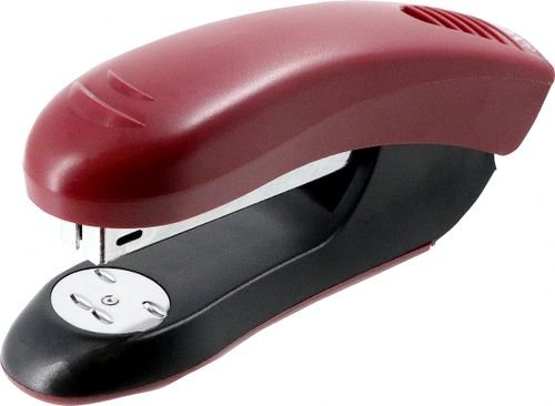 Степлеры, антистеплеры, скобы Степлер Stripe №24/6, 26/6, 20 листов, бордовый
