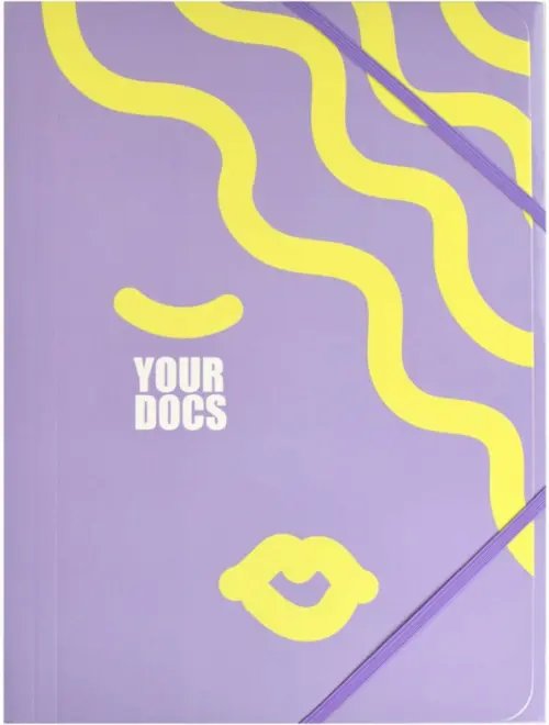 Папка для документов Папка для документов картонная Девушка, А4+