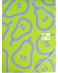 Папка для документов картонная Груши, А4+