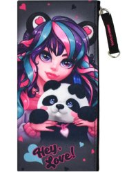 Пенал школьный Девушка с пандой