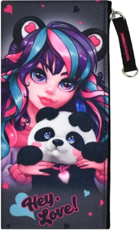 Пенал школьный Пенал школьный Девушка с пандой