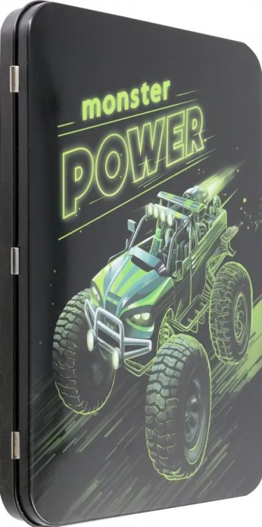 Пенал школьный Пенал-органайзер Монстр-трак