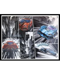 Плёнка цветная для уроков труда Гонки