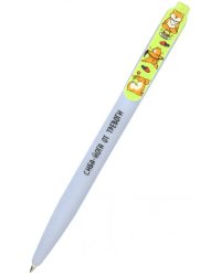 Ручка шариковая автоматическая Жизнь животных, синяя, в ассортименте