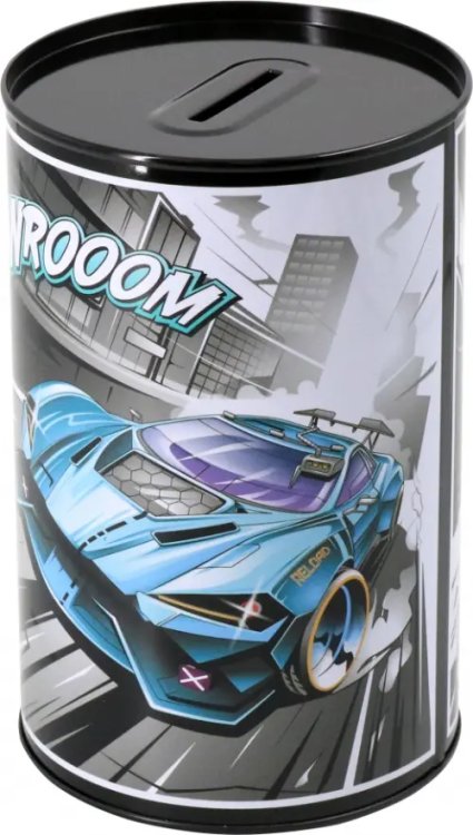 Копилка металлическая Гонки Копилка металлическая Гонки