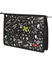 Папка для школьных тетрадей пластиковая Панк 2, А4