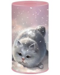 Копилка металлическая Коты