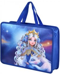 Папка для школьных тетрадей пластиковая Принцесса с драконом, А4