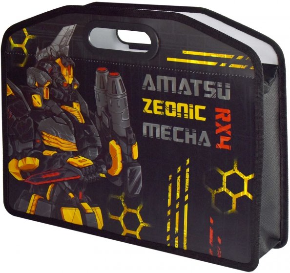 Папка для тетрадей Папка для школьных тетрадей пластиковая Роботы, А4