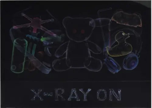 Папка для школьных тетрадей пластиковая Рентген, А4