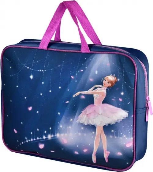 Папка для школьных тетрадей Балерина, А4, 1 отделение