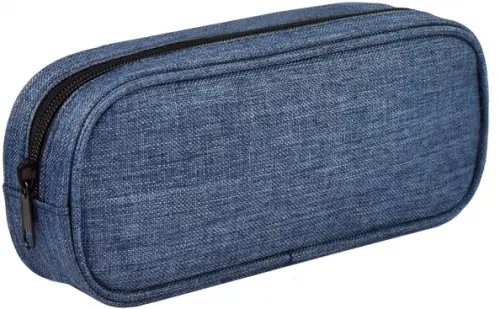 Пенал школьный Пенал школьный, серо-синий