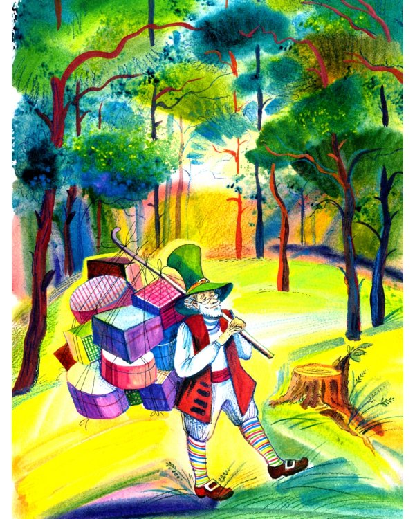 Площадь картонных часов