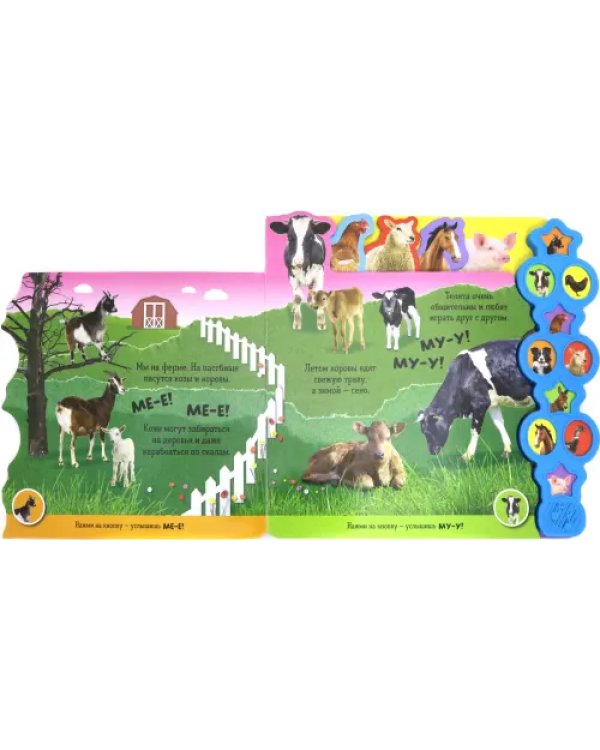 Послушай и узнай! Кто мычит, крякает, хрюкает