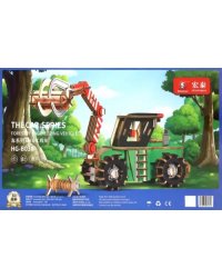 Сборная деревянная модель Лесотехническая машина