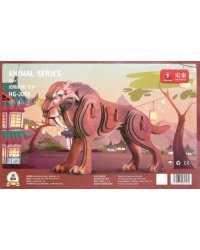 Сборная деревянная модель Тигр