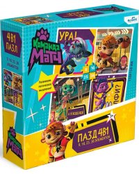 Команда Матч. Пазл 4в1. Быстрее. Выше. Сильнее