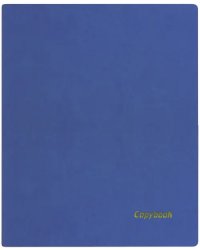 Тетрадь общая,  80 листов, А4, клетка, синий+желтый, ляссе
