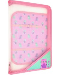 Папка для уроков труда Розовый хвост, А4