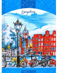 Ежедневник недатированный. Городская зарисовка, 80 листов, А6