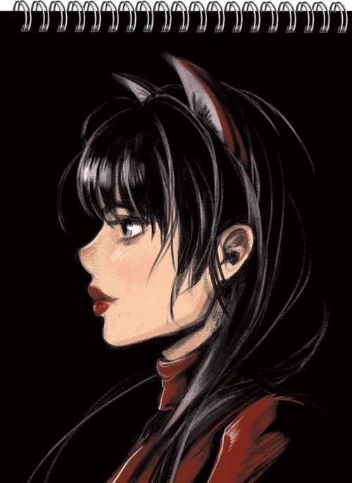 Блокнот Обаятельная и мрачная, 60 листов, клетка, А6