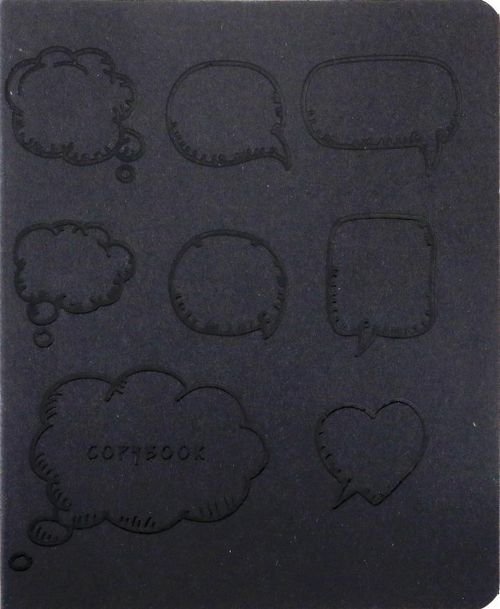 Тетрадь TOTAL BLACK. Мысли вслух, А5, 48 листов